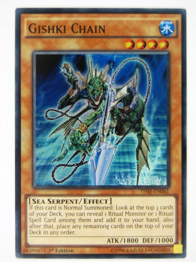 Yugioh Cards: GISHKI CHAIN THSF SUPER RARE # 21G3