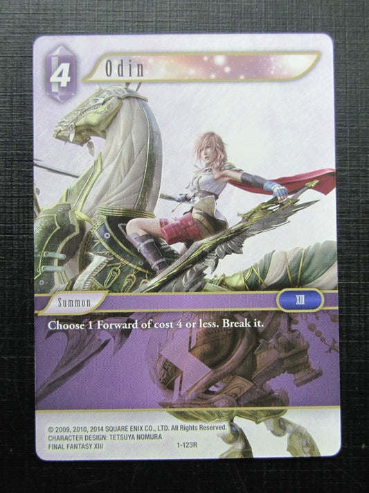 Final Fantasy Cards: ODIN 1-123R # 24A96