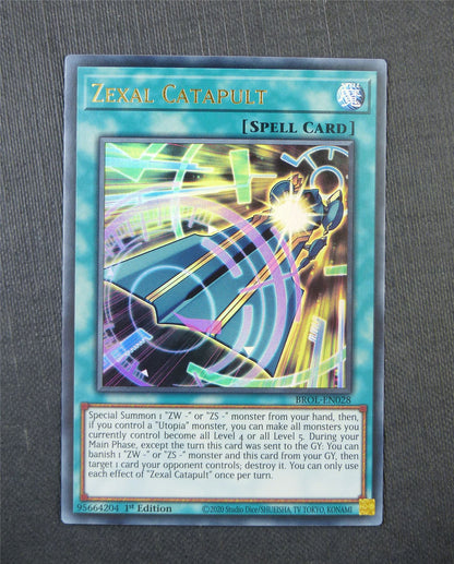 Zexal Catapult BROL Ultra Rare 1st Ed - Yugioh Card #5EC