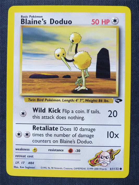 Blaine's Duduo 61/132 - Pokemon Cards #L6