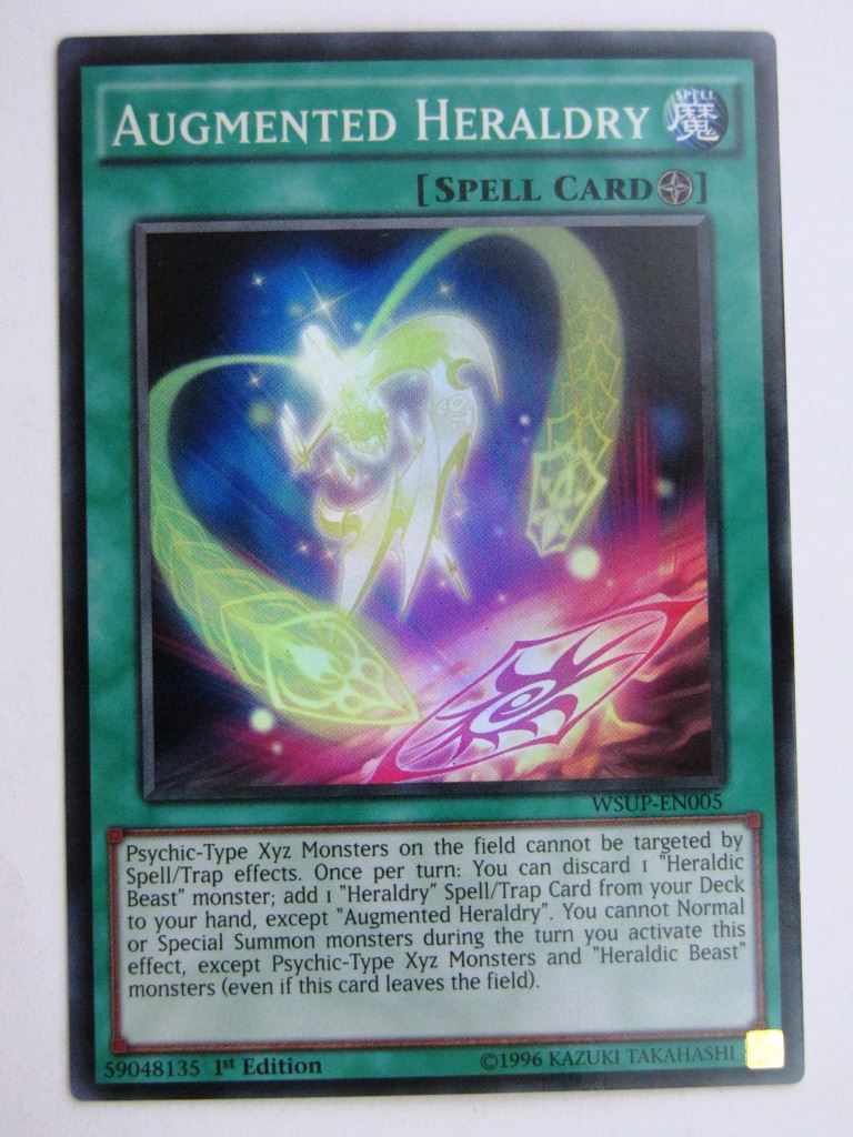 Yugioh Cards: AUGMENTED HERALDRY WSUP SUPER RARE # 25E85