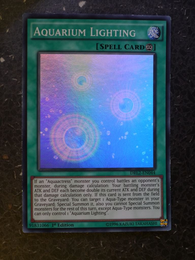 Yugioh Cards: AQUARIUM LGHTING DRL2 SUPER RARE # 3D36