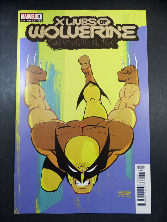 X Lives of WOLVERINE #3 Romero variant - 2022 Marvel Comics #3P7