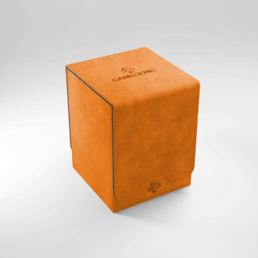Squire 100+ Convertible Deck Box - Orange - Gamegenic