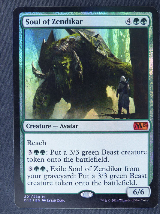 Soul of Zendikar Promo Foil - Mtg Magic Cards #NJ