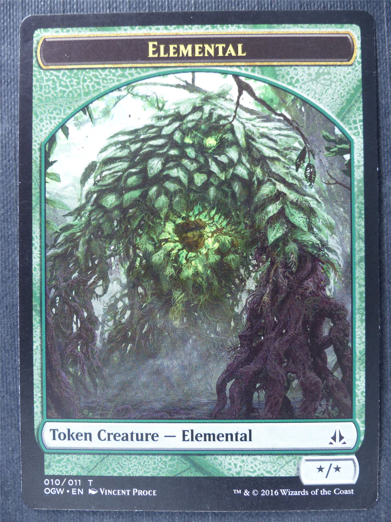 Elemental Token - Mtg Card #3WP