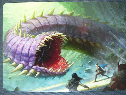 Purple Worm Art Card - Mtg Card #5UE