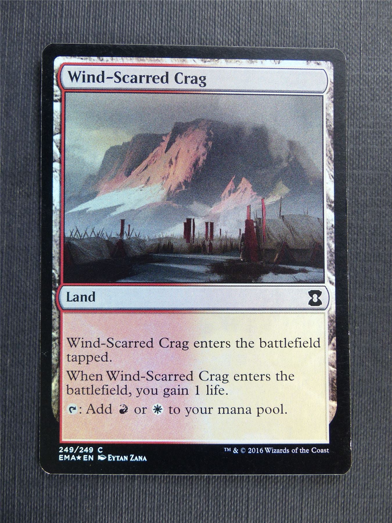 Wind-scarred Crag Foil - Mtg Magic Cards #4D8