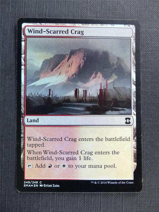 Wind-scarred Crag Foil - Mtg Magic Cards #4D8