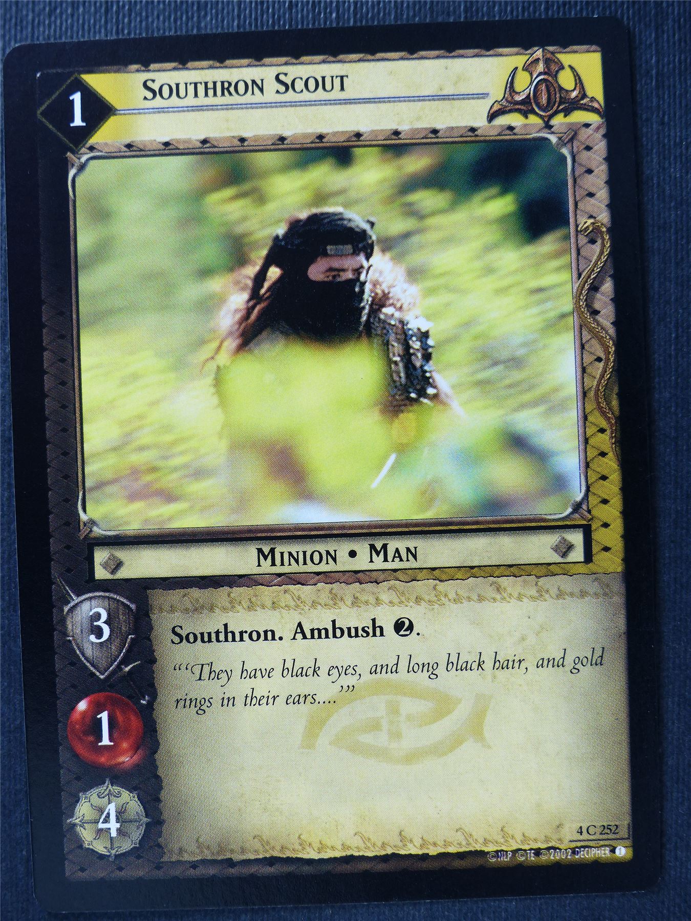 Southern Scout 4 C 252 - LotR Card #3FP