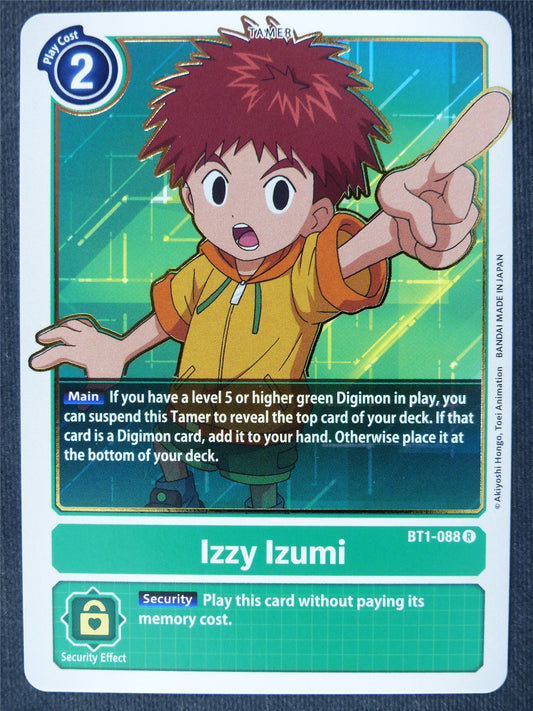 Izzy Izumi BT1-088 R - Digimon Cards #49I
