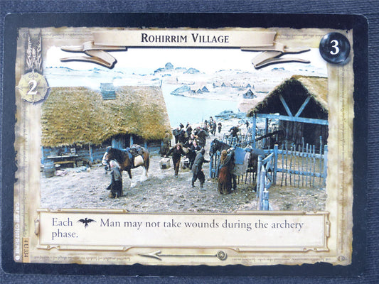 Rohirrim Village 4 U 334 - played - LotR Cards #IX