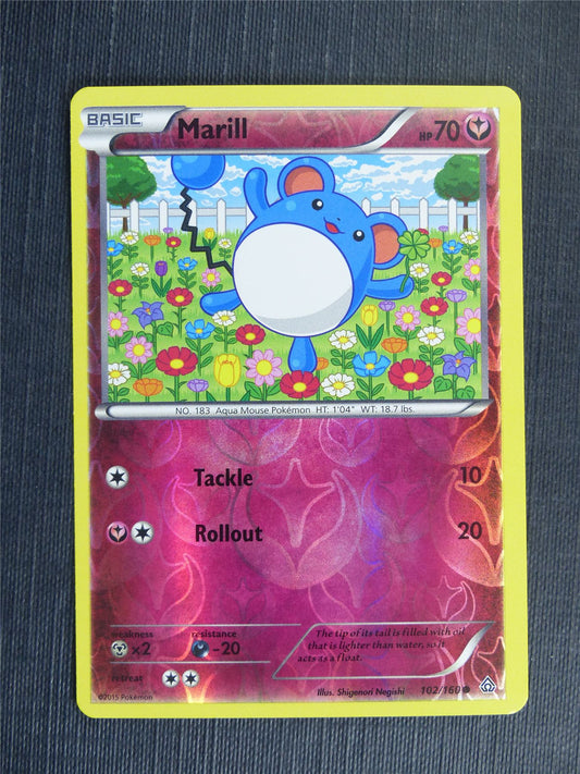 Marill 102/160 Reverse Holo - Pokemon Cards #1YU