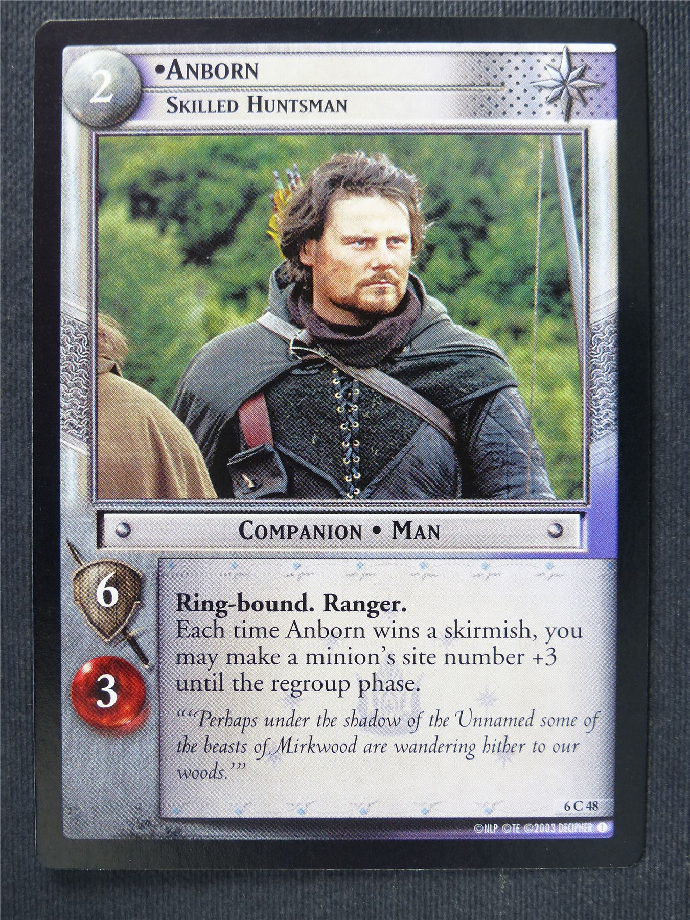 Anborn 6 C 48 - LotR Cards #3L5