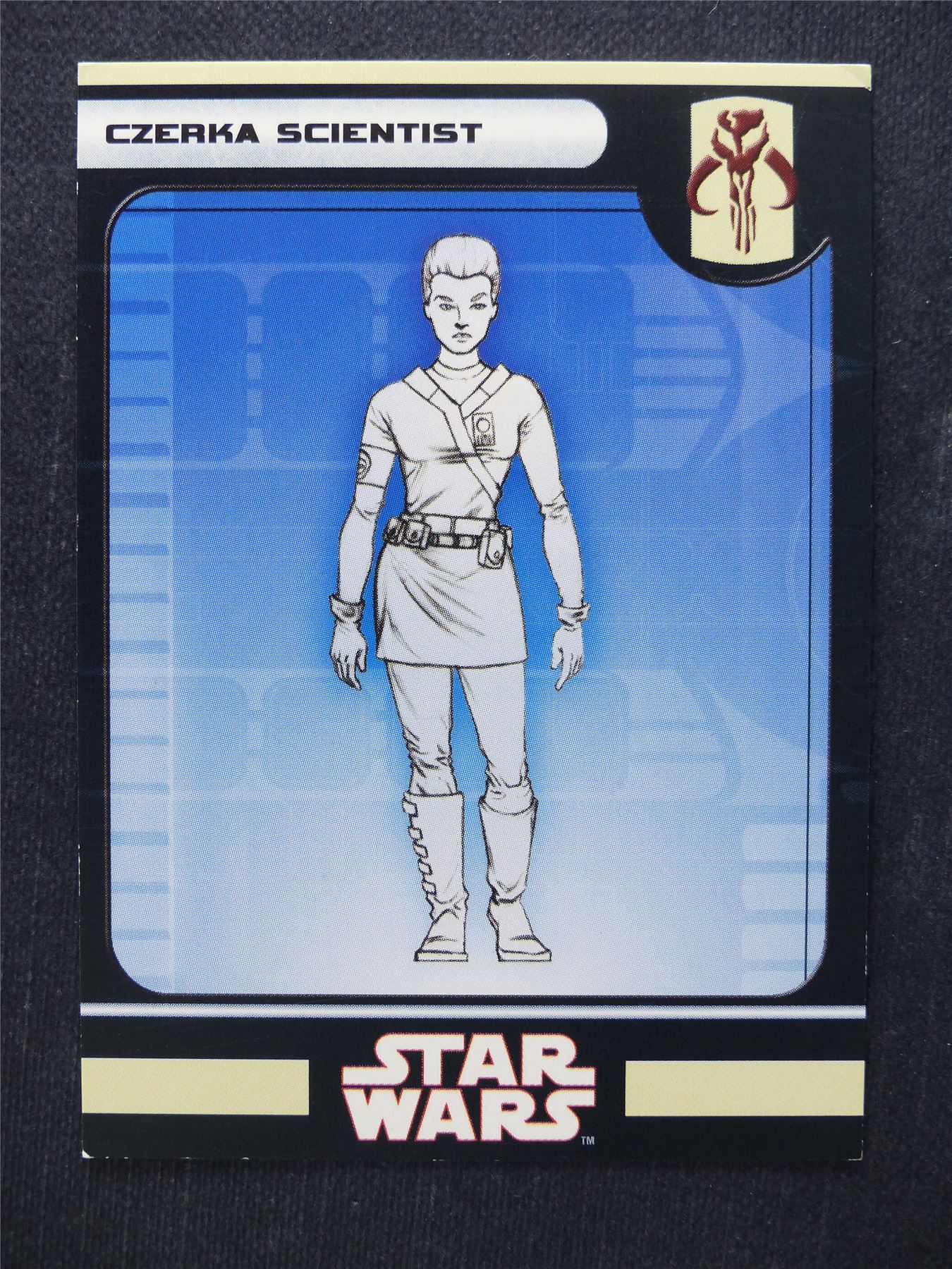 Czerka Scientist 38/60 - Star Wars Miniatures Spare Cards #73