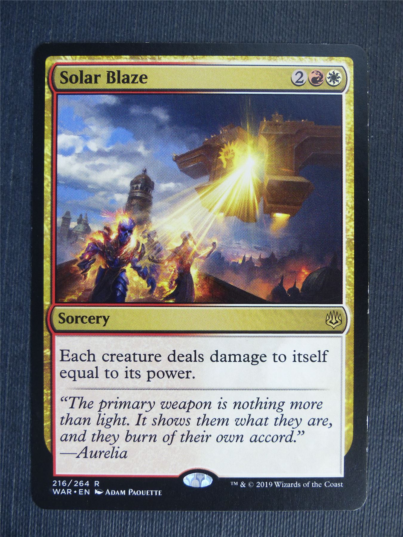 Solar Blaze - Mtg Magic Cards #2LZ