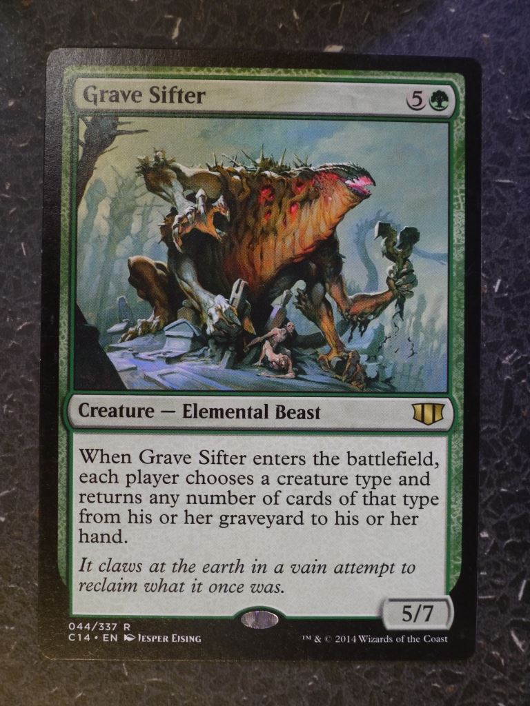 MTG Magic Cards: GRAVE SIFTER RARE # 6H61