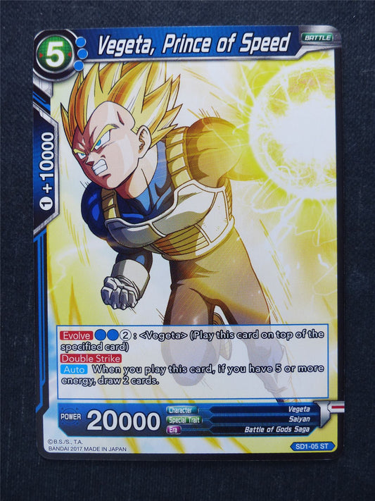 Vegeta Prince of Speed - Dragon Ball Super Cards #3S