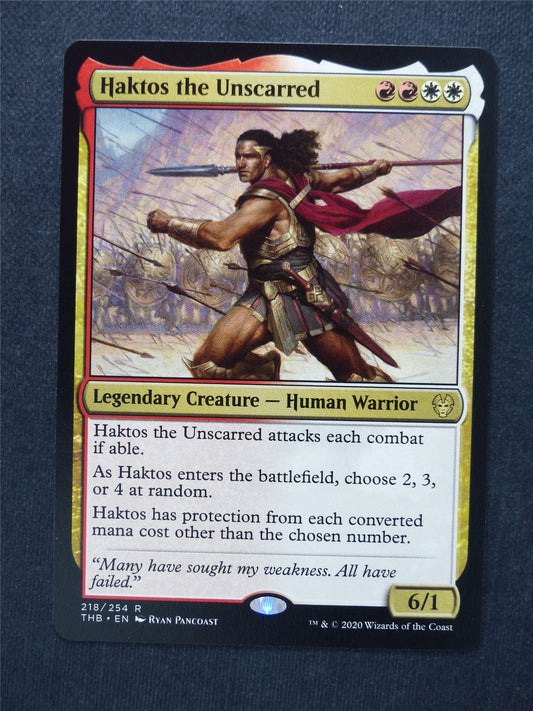 Haktos the Unscarred - Mtg Magic Cards #3O