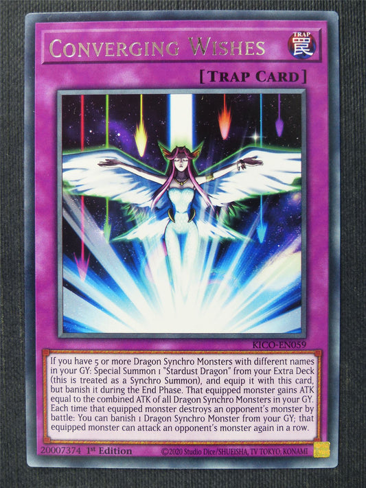 Converging Wishes KICO Rare - 1st ed Yugioh Cards #34S