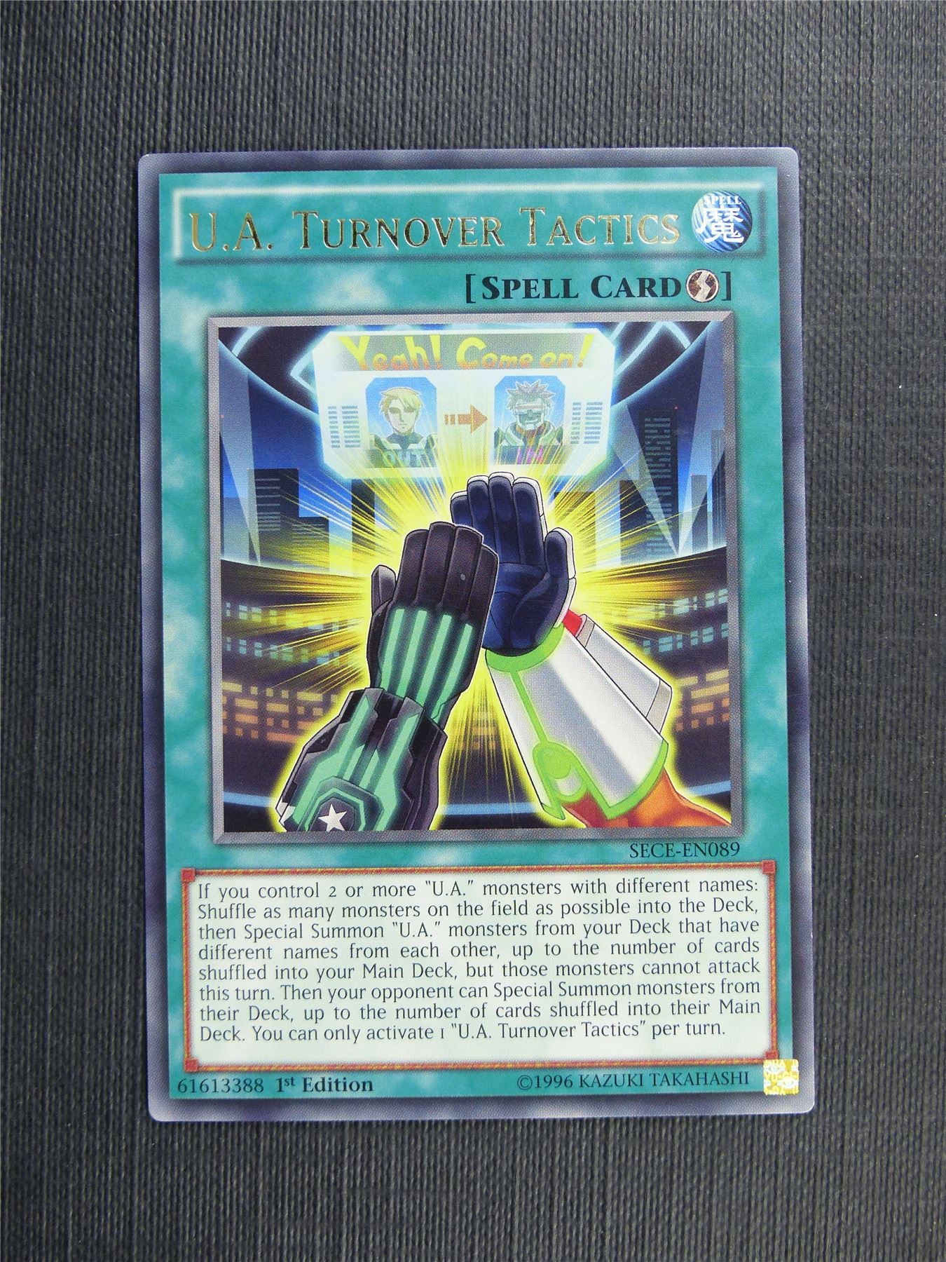 U.A. Turnover Tactics SECE Rare - 1st ed - Yugioh Cards #3PA