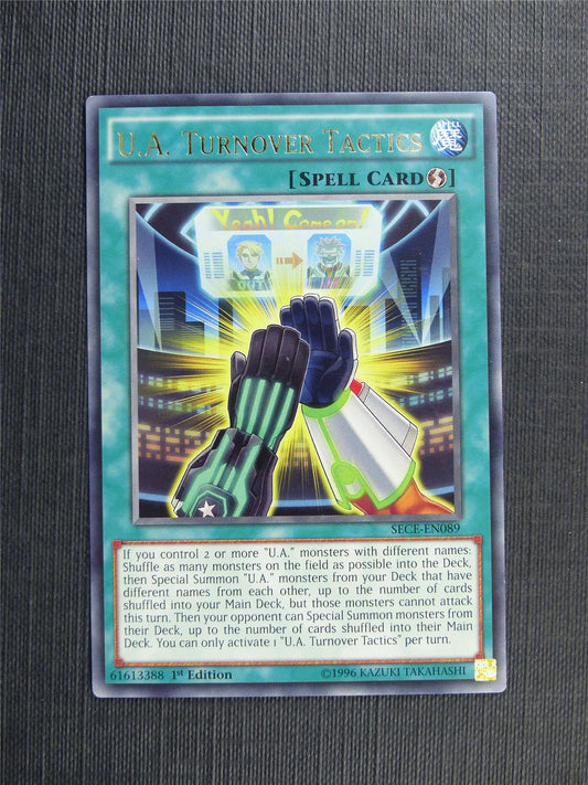 U.A. Turnover Tactics SECE Rare - 1st ed - Yugioh Cards #3PA