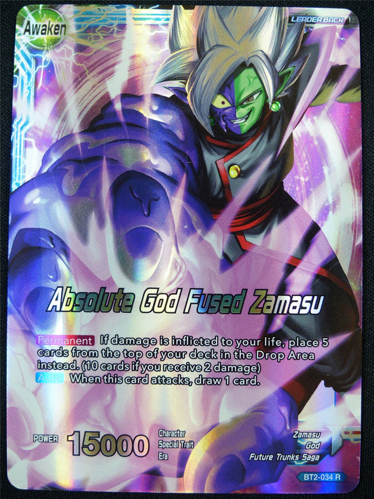 Absolute God Fused Zamasu BT2 R - Dragon Ball Super Card #XB