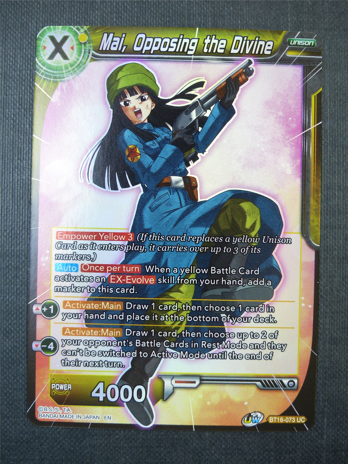 Mai Opposing the Divine Foil - Dragon Ball Super Card #2Q