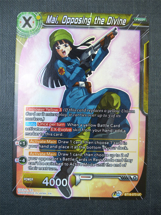 Mai Opposing the Divine Foil - Dragon Ball Super Card #2Q