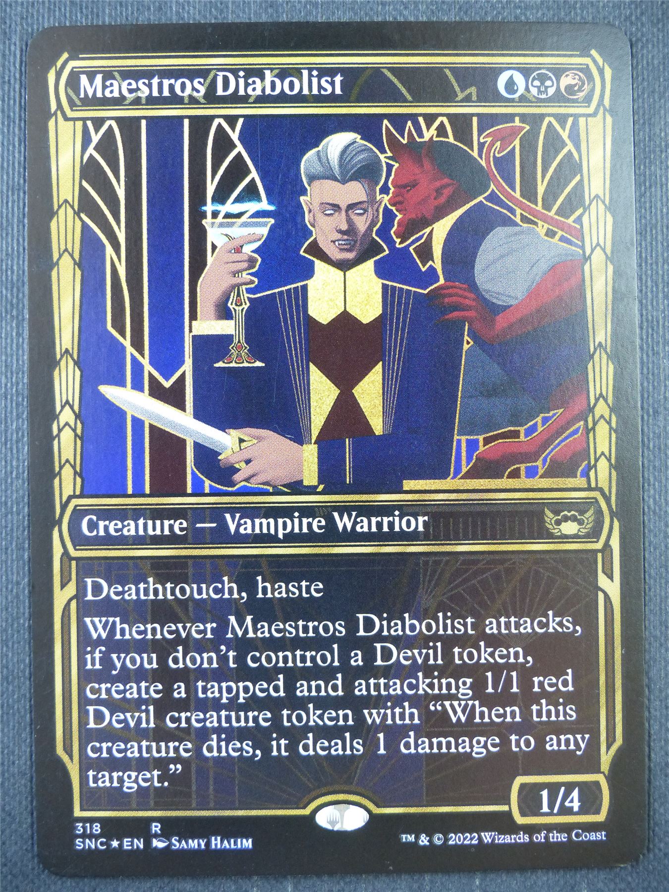 Maestros Diabolist Showcase Foil - Mtg Card #8RN