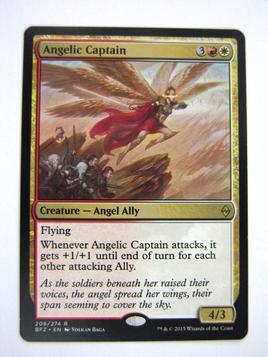 MTG Magic Played Cards: ANGELIC CAPTAIN # 6J44