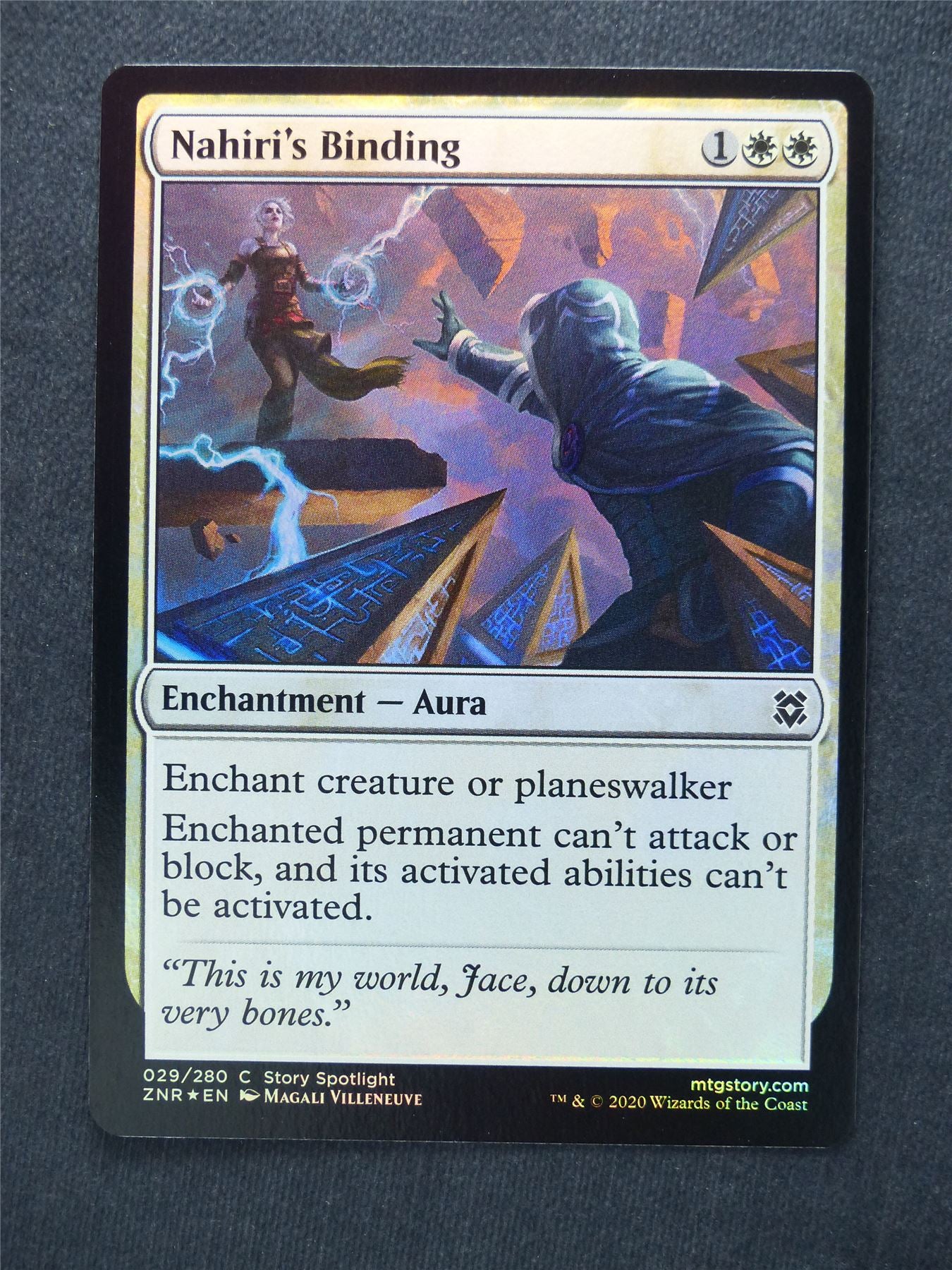 Nahiri's Binding Foil - Mtg Magic Cards #J8
