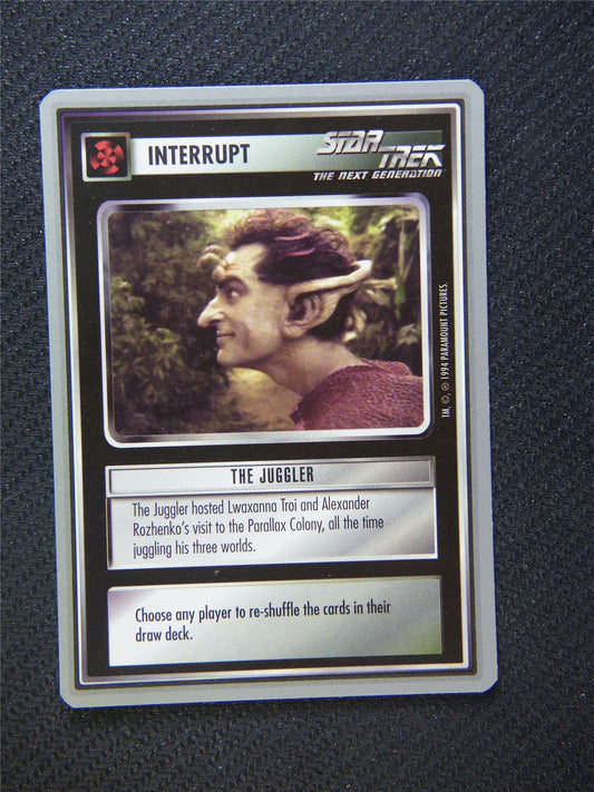 Interrupt The Juggler - Star Trek Silver Border Card Decipher #2FA