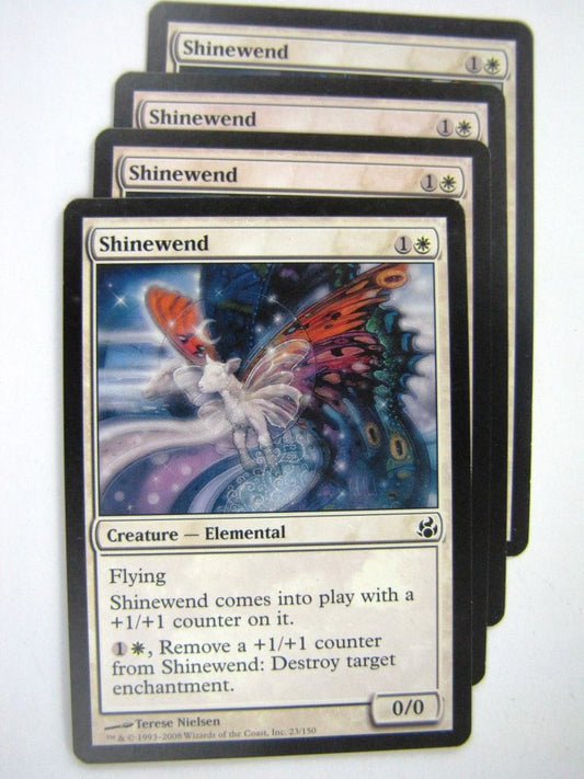 MTG Magic Played Cards: SHINEWIND x4 # 7J59