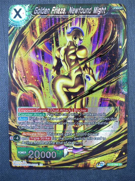 Golden Frieza Newfound Might SR - Dragon Ball Super Card #5AO