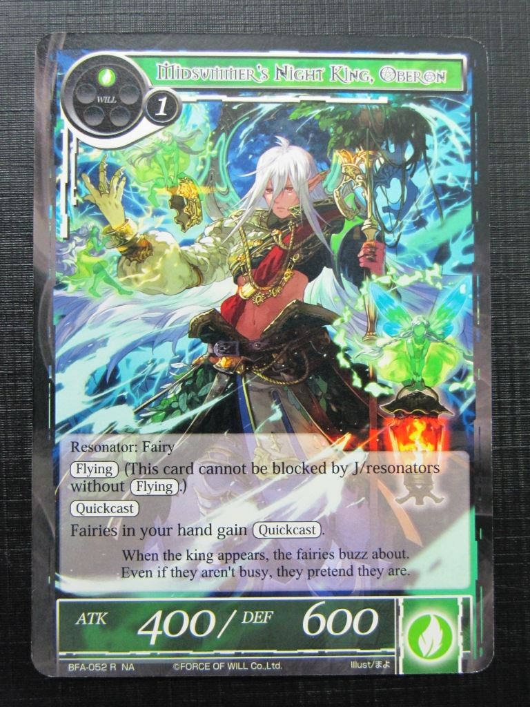 Force of Will Cards: MIDSUMMER'S NIGHT KING, OBERON NA # 15G52