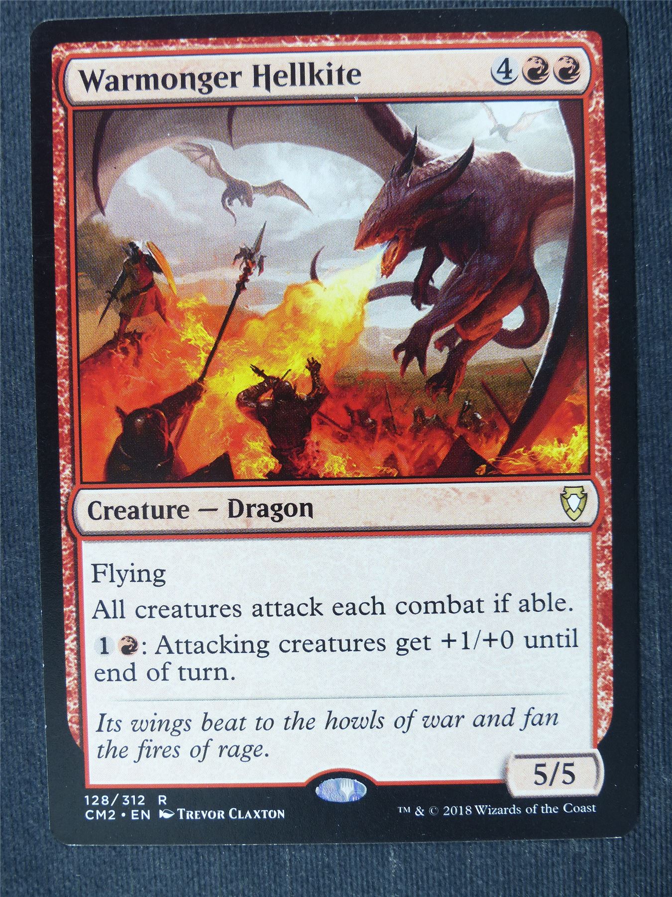 Warmonger Hellkite - Mtg Magic Cards #3Z8