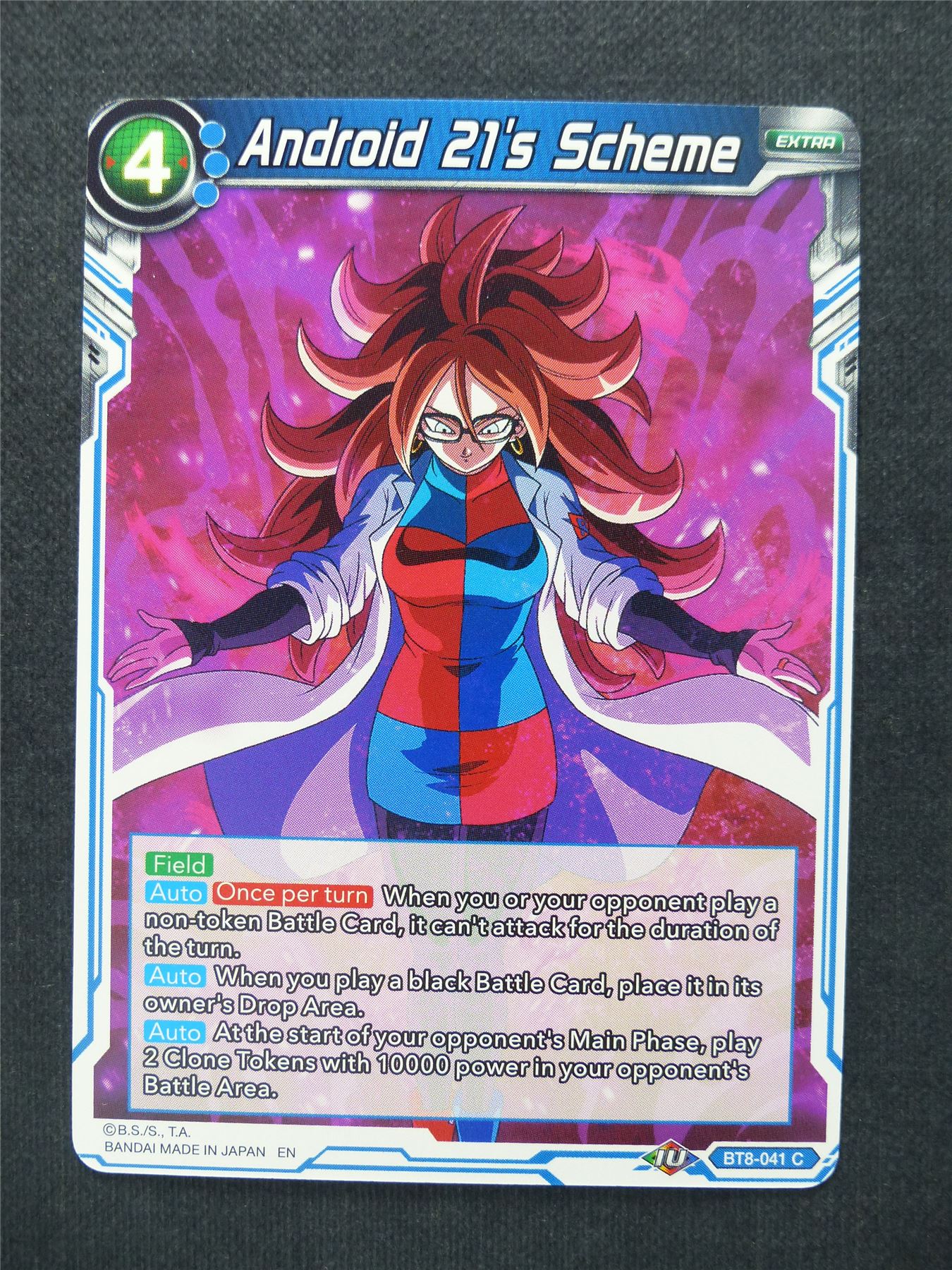 Android 21's Scheme - Dragon Ball Super Cards #XZ