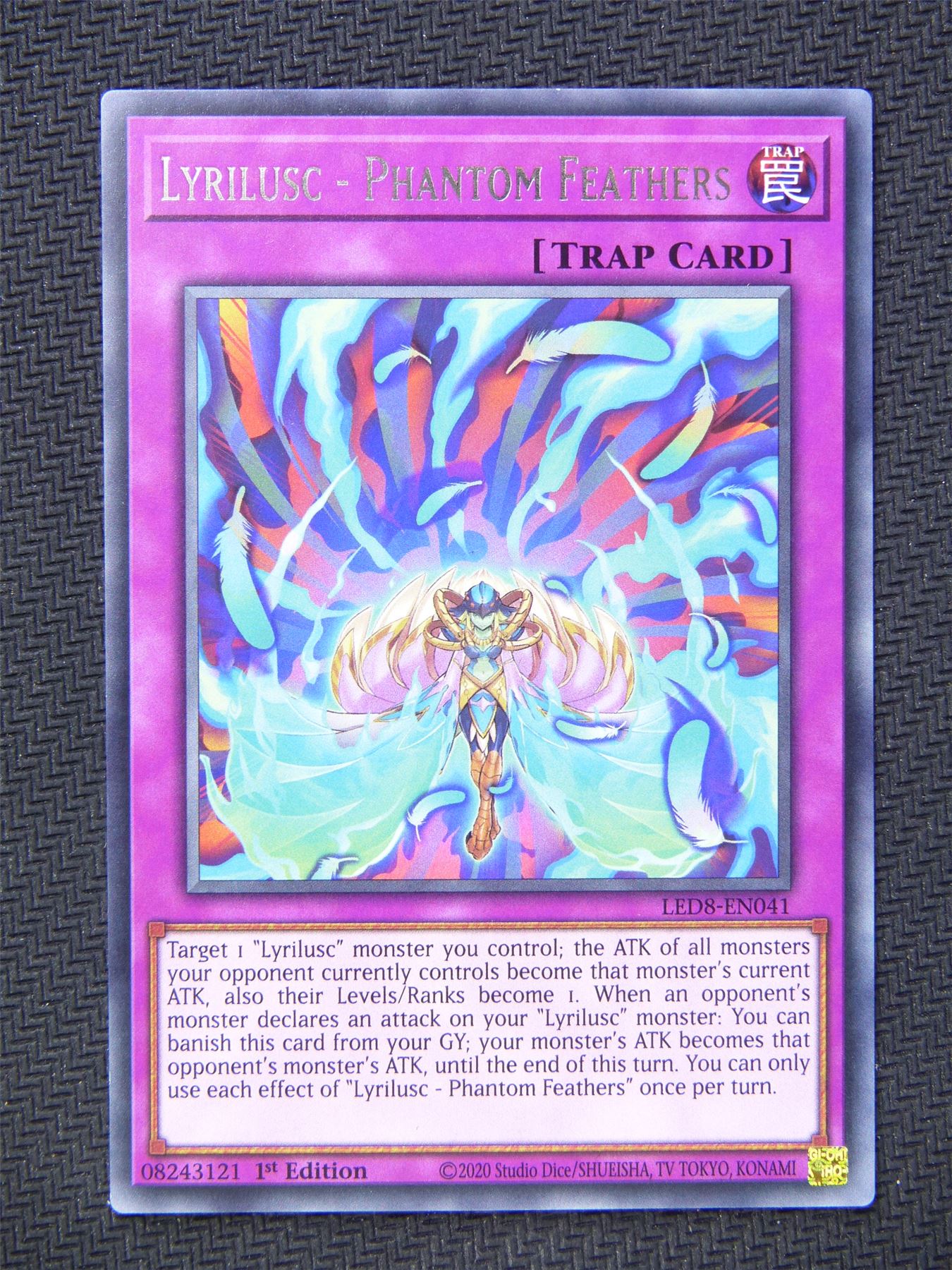 Lyrilusc Phantom Feathers LED8 Rare - Yugioh Card #5GY