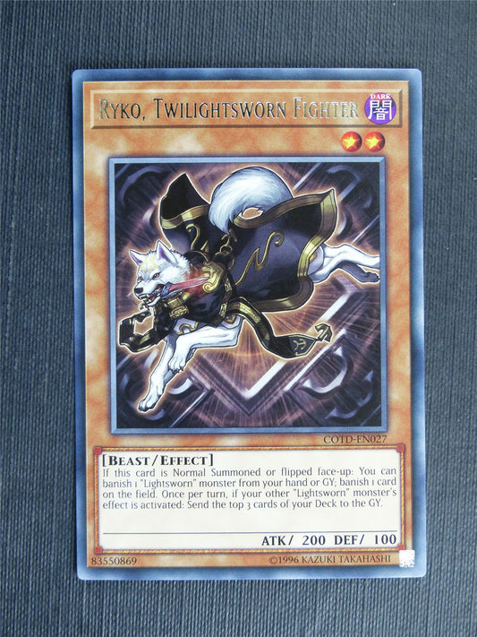 Ryko Twilightsworn Fighter COTD Rare - Yugioh Cards #10E