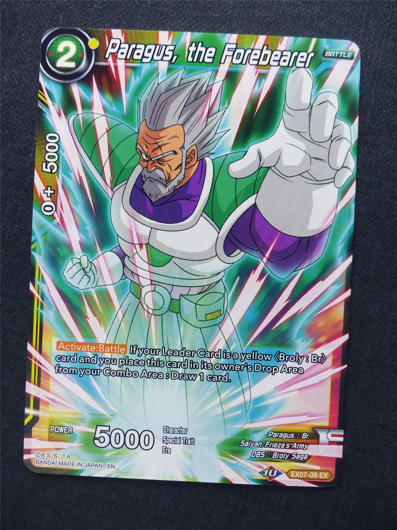 Paragus the Forebearer - Dragon Ball Super Cards #11D
