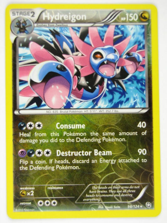 Pokemon Cards: HYDREIGON 98/124 REVERSE HOLO