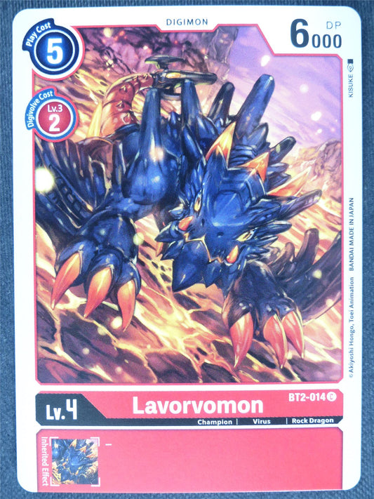 Lavorvomon BT2-014 C - Digimon Cards #1B