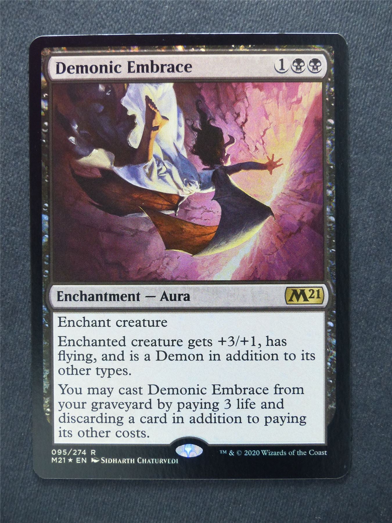 Demonic Embrace Foil - Mtg Magic Cards #D0