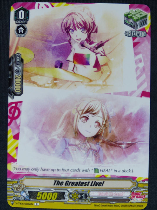 The Greatest Live! V-TB01a C - Vanguard Cards #FM