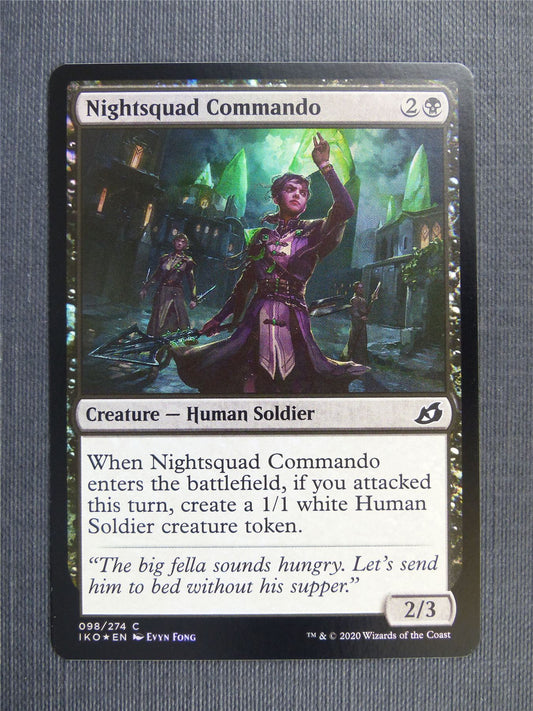 Nightsquad Commando Foil - IKO Mtg Card