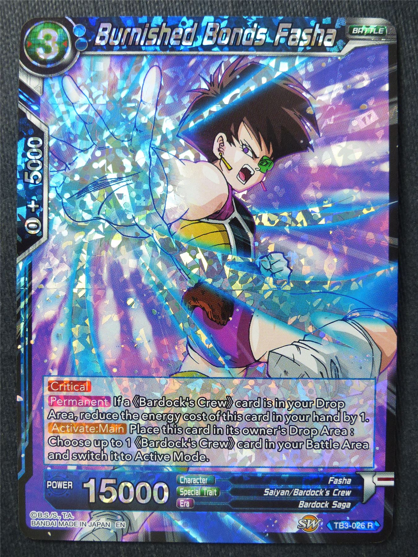 Burnished Bonds Fasha R - Dragon Ball Super Cards #K9