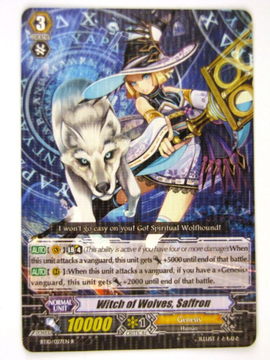 Cardfight!! Vanguard Cards: WITCH OF WOLVES, SAFFRON R: SET 10