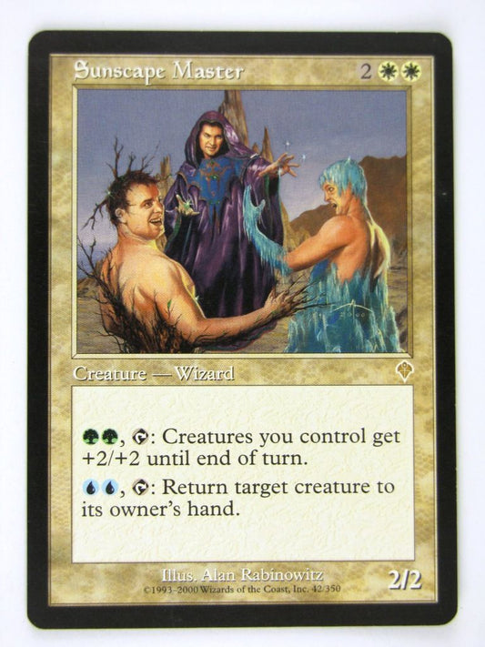 MTG played Cards: SUNSCAPE MASTER # 13I58