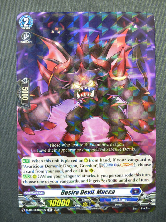 Desire Devil Mucca D-BT03 R - Vanguard Cards #4VO